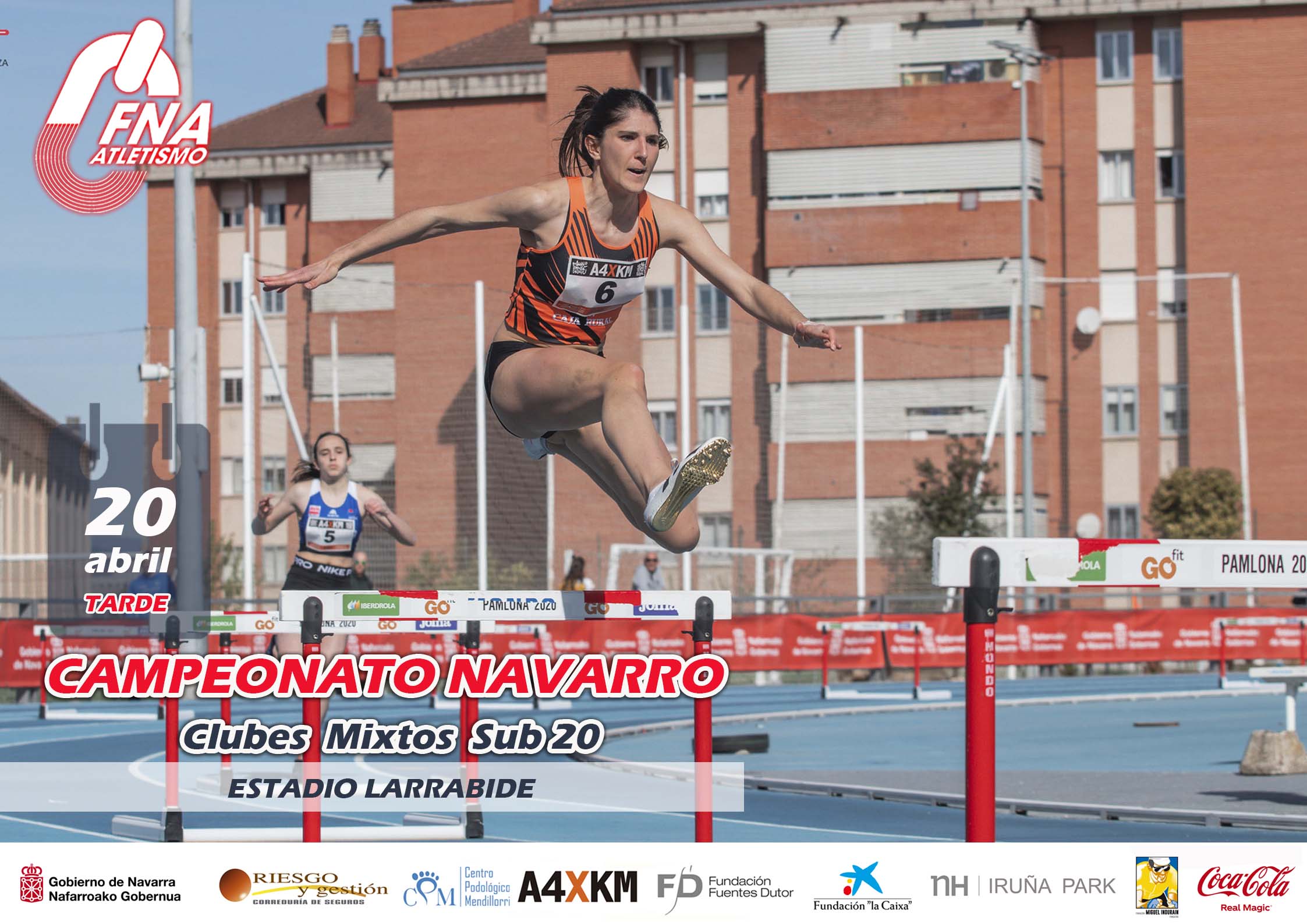 Listado inscritos provisionales Cto Navarro clubes mixto sub 20